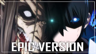 DARK ARIA ＜LV2＞ x Vogel Im Käfig  Solo Leveling x Attack on Titan  EPIC VERSION [upl. by Lrae]