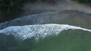 Bacolet Little Beach Tobago Drone [upl. by Atnovart]