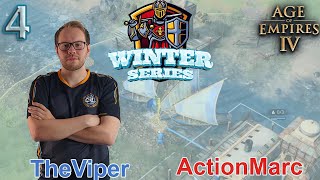 EGCs Winter Series  GLTheViper vs ActionMarc  BO3  AoE4 Deutsch [upl. by Kowtko768]