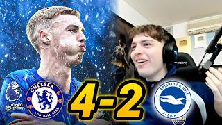 DAVOO XENEIZE REACCIONA al CHELSEA y a los 4 GOLES de COLD PALMER  Clips davooxeneize [upl. by Adnovaj]