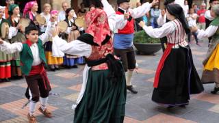 Asturian traditional folk dance  Áviles Asturias Spain [upl. by Sanson779]