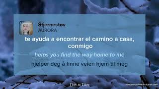 AURORA  Stjernestøv Sub Español  English  Norsk [upl. by Luapnhoj]