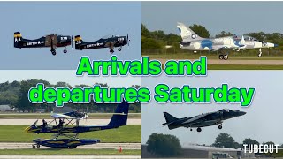 Oshkosh arrivals and departures Saturday 2024 [upl. by Monagan]