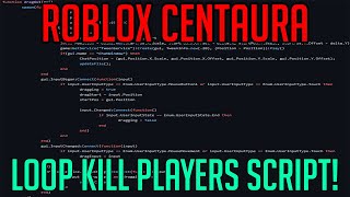 THIS CENTAURA ROBLOX SCRIPT IS OP LOOP KILL THE ENTIRE SERVER GET FUNNY REACTIONS FROM CHAT 2024 [upl. by Atnek231]