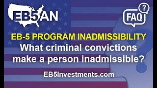 What criminal convictions make a person inadmissible [upl. by Loris]