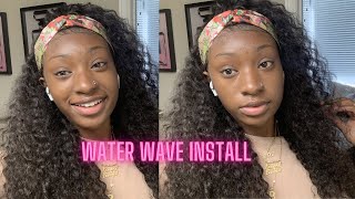 WATER WAVE INSTALL FT RESHINE HAIR [upl. by Schenck]