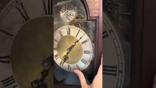 Emperor grandfather clock fully fixed works perfectly now [upl. by Garaway]