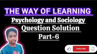 Psychology and Sociology Gnm 1st Year  KNC Gnm 1st Year Psychology and Sociology Question Solution [upl. by Torp]