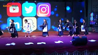 Mobile addiction Song  kinderklay  Annual Day  2nd Class Kothapet DanceTheme The great India [upl. by Marva]