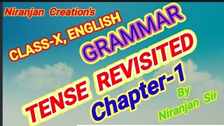 ClassX English Grammar Tense Revisited chapter1 [upl. by Mathi71]