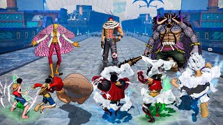 ONE PIECE Pirate Warriors 4  All Luffy Gear 15 Transformation Boss Battles 4K 60fps [upl. by Nitreb524]