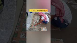 11 floor tiles fitting 💯construction 2024 tiles youtubeshorts hindisong [upl. by Feetal]