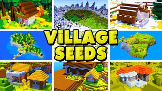 Top 20 Best VILLAGE SEEDS for Minecraft 1206 [upl. by Akcirahs467]