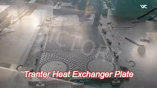 Industry Tranter Heat Exchanger Plates Compact And Light Types [upl. by Ainoek]