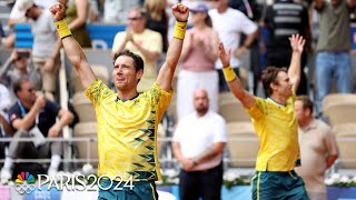 Australia assertive in a TIEBREAK TUSSLE with Team USA to win mens doubles gold  Paris Olympics [upl. by Annmarie171]