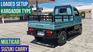 Customized Multicab Loaded Setup 2022 Davao Philippines  Suzuki Carry Off Road [upl. by Yehudit949]