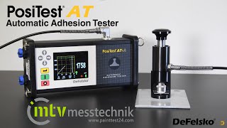 How to Measure Adhesion using the PosiTest AT Adhesion Tester  mtv messtechnik [upl. by Reginald]