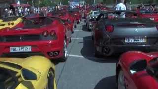 FERRARI TREFFEN VON HARRY VAN DEYK L  HEXENHÄUSL SAALBACH HINTERGLEMM [upl. by Norrad]