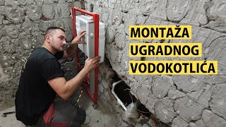 Kako se montira ugradni vodokotlić [upl. by Akisej36]