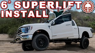 Installed a 6 inch lift on my 2021 F150 How hard was it [upl. by Noe]