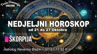 Nedeljni horoskop od 21 do 27 Oktobra [upl. by Yenhpad347]