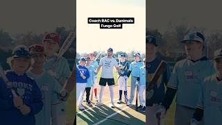 Coach RAC Fungo Golf vs Kids ⚾️ baseball hitting [upl. by Gnuh]