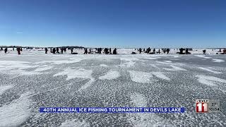 40th Annual DLVFD Ice Fishing Tournament underway [upl. by Ennahteb]