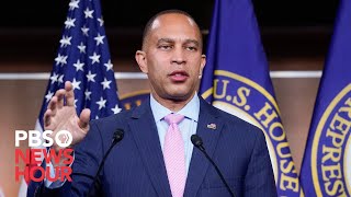 WATCH LIVE House Minority Leader Jeffries holds news conference [upl. by Martsen]