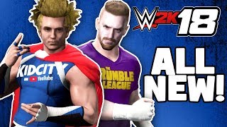 WWE 2k18 First Match with DadCity Lil Flash Thor Hulk and John Cena KCity Gaming [upl. by Halsy]