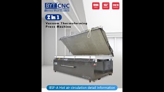 BSF 3015A Acrylic Solid Surface Vacuum Thermoforming Press Machine [upl. by Maurine132]