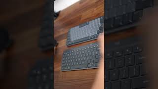 Logitech MX Mechanical Sound vs MX Keys shorts [upl. by Vina852]