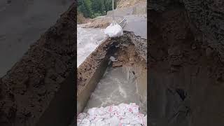 Roadbed collapse repair process Good tools and machinery can increase work efficiency [upl. by Gies406]