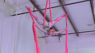 Aerial Silks Performance  All That Glitters [upl. by Amoreta]