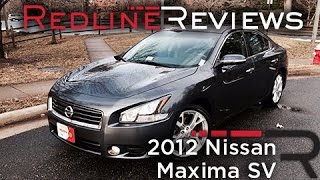 2012 Nissan Maxima SV Review Walkaround Exhaust amp Test Drive [upl. by Gerty]