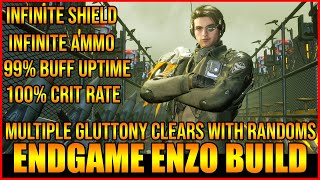 Almost Immortal Enzo Gluttony Hits Hard Infinite Ammo Endgame Build Guide The First Descendant [upl. by Rand]