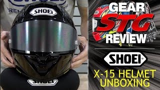 Shoei X 15 Helmet Unboxing [upl. by Elly]