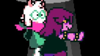 TCRF DELTARUNE Chapter 2  Unused Queen Battle Ralsei Throw ACT [upl. by Intyre]