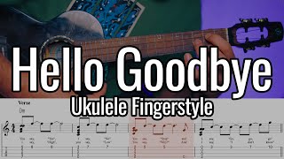 The Beatles  Hello Goodbye Ukulele Fingerstyle [upl. by Ekoorb]