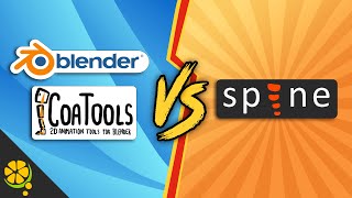 Spine Pro vs COA Tools for Blender ReUpload [upl. by Jacquetta]