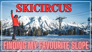 Skicircus Saalbach Hinterglemm Leogang Fieberbrunn favourite blue red and black slopes POV [upl. by Spitzer]