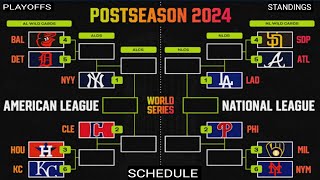 MLB Playoff Picture Dodgers Clinch No 1 Seed Updated Bracket WildCard Standings  MLB standings [upl. by Tremaine]