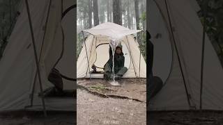 SUPER RAIN IN AUTOMATIC TENT shorts [upl. by Eilah]