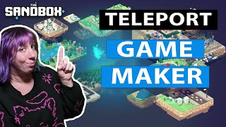 How to Teleport  The Sandbox Game Maker [upl. by Aynekal]