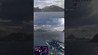 OHIO vs YAMATO worldofwarships wows videogames gaming [upl. by Belen]