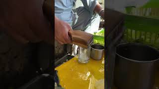 Freshly squeezed lime juice from an artisanal wooden press for the perfect limeade limejuice fyp [upl. by Ury765]