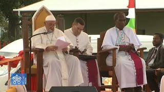 Discurso del Papa Francisco a los fieles de la Diócesis de Vanimo en Papúa Nueva Guinea [upl. by Moht152]