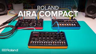 Introducing Roland AIRA Compact  T8 Beat Machine J6 Chord Synthesizer E4 Voice Tweaker [upl. by Kimball]