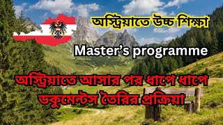 Essential Steps After Arriving in Austria on a Student Visa Bangla Vlog [upl. by Pirri387]