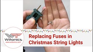 How to Replace Fuses in Christmas String Lights [upl. by Winter]