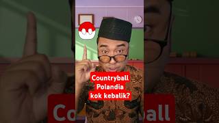 Negara Polandia di Countryballs benderanya Kebalik negara bendera countryballs [upl. by Emmott]